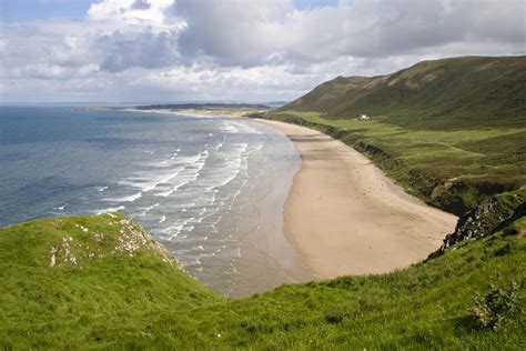 Rhossili Bay Beach Wales 